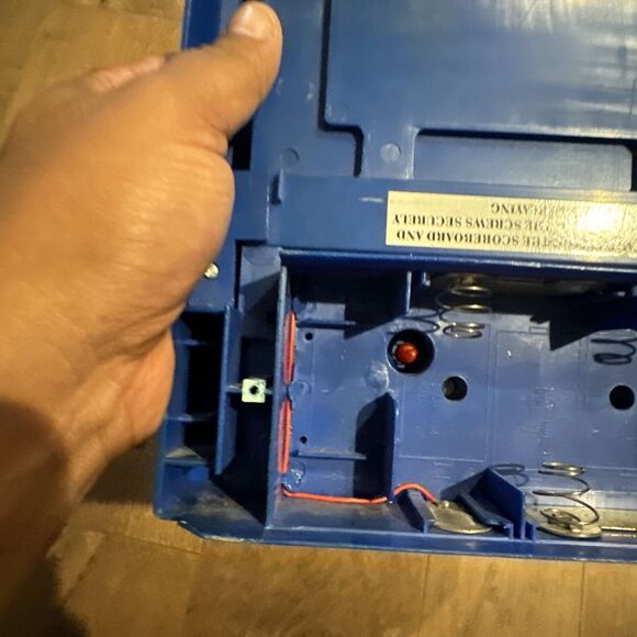 Super Mario 64 Table Top Pinball 16x10 Untested no battery cover - Picture 11 of 12